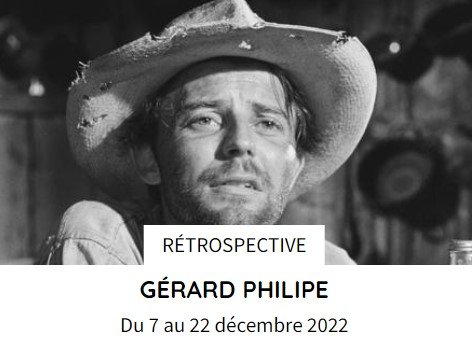 Affiche Rétrospective Gérard Philippe