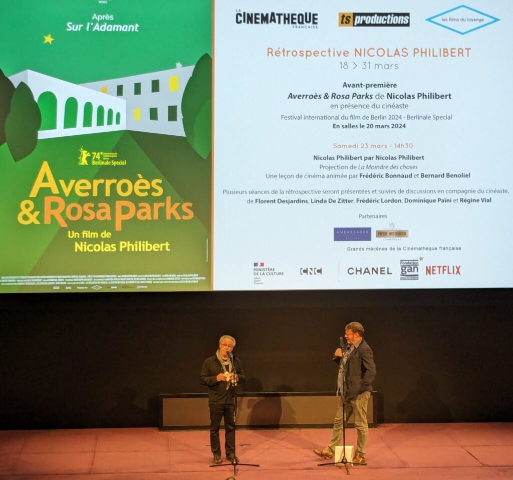 Avant-première Cinémathèque Averroès&Rosa parks - Nicolas Philibert