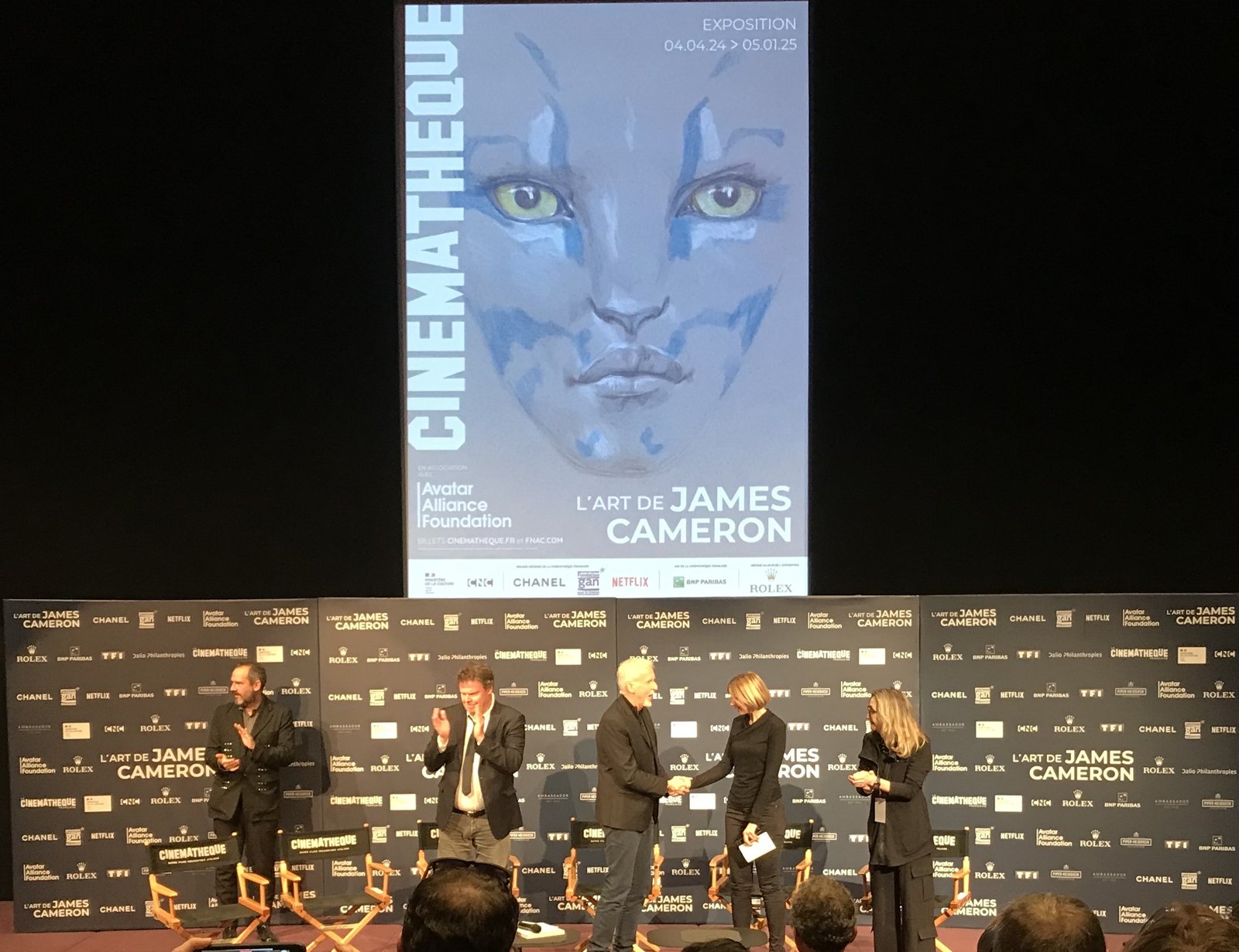 James Cameron - Conférence de presse - Cinémathèque - 03/04/2024