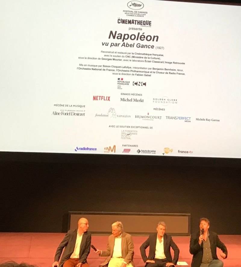 Projection Presse Napoléon vu par abel Gance - Cinémathèque - 5 juin 2024