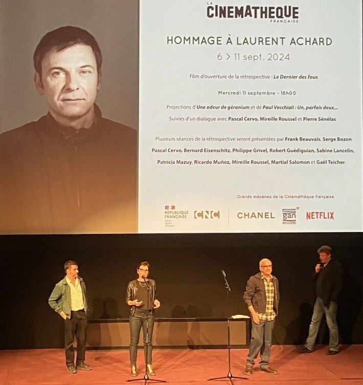 Pascal Cervo, Mireille Roussel, et Ricardo Muňez Ouverture Laurent Achard - Cinémathèque 6/09/2024