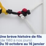 Affiche - Une brève histoire de fils - Maison de l'Amérique latine - 10 octobre 2024 - 16 janvier 2025