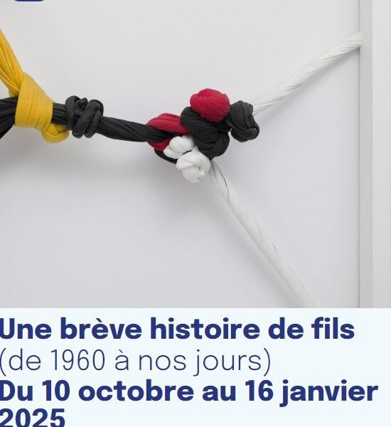 Affiche - Une brève histoire de fils - Maison de l'Amérique latine - 10 octobre 2024 - 16 janvier 2025