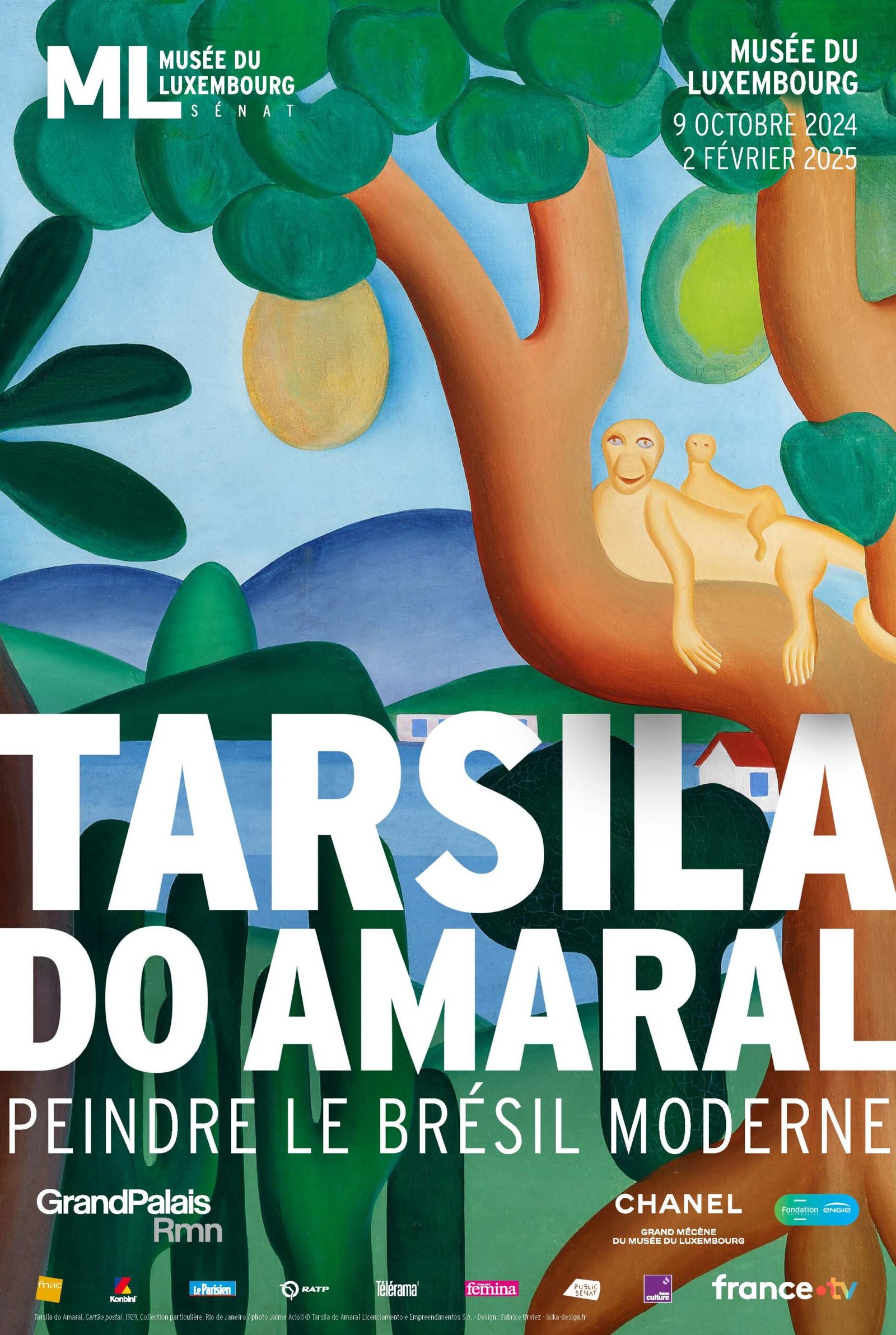 Affiche-de-lexposition-Tarsila-do-Amaral.-Peindre-le-Bresil-moderne-©-GrandPalaisRmn-2024