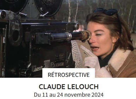 Affiche Rétrospective Claude Lelouch