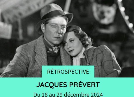 Affiche Rétrospective Jacques Prévert - Cinémathèque