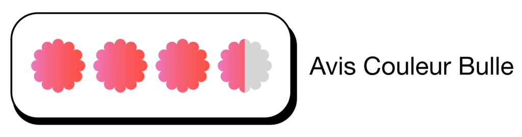 Avis Couleur Bulle - couleur-bulle.fr - 3 nuages et demie