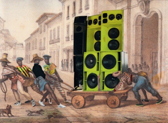 Gê Viana, Radiola de promessa, de la série Actualisations traumatiques de Debret, 2022