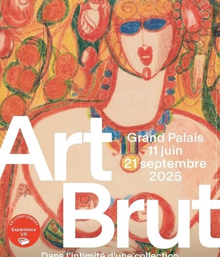 Affiche de l’exposition Art brut. Dans l’intimité d’une collection. La donation Decharme au Centre Pompidou © Affiche GrandPalaisRmn, Paris, 2025
