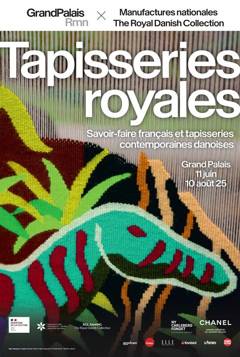 Affiche de l’exposition Tapisseries royales © GrandPalaisRmn, Paris, 2025