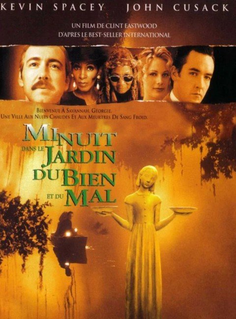 Affiche Minuit dans le Jardin du bien et du mal - (Midnight in the garden of good and Evil) - 1997 - Clint Eastwood