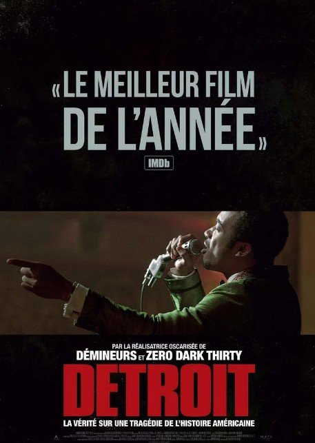 Affiche Detroit - Kathryn Bigelow