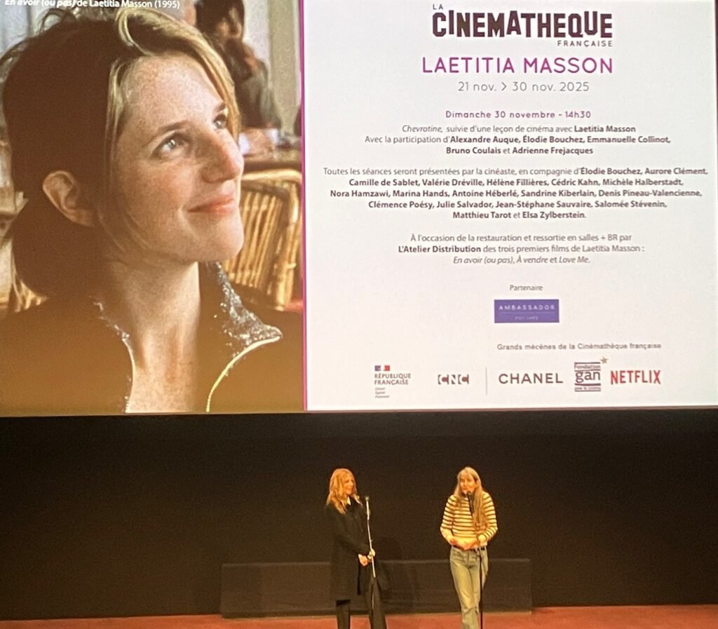 Rétrospective Laetitia Masson - Cinémathèque 21 novembre 2025
