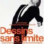 Affiche Dessins sans limite ©GrandPalaisRmn-Centre Pompidou-Paris 2025