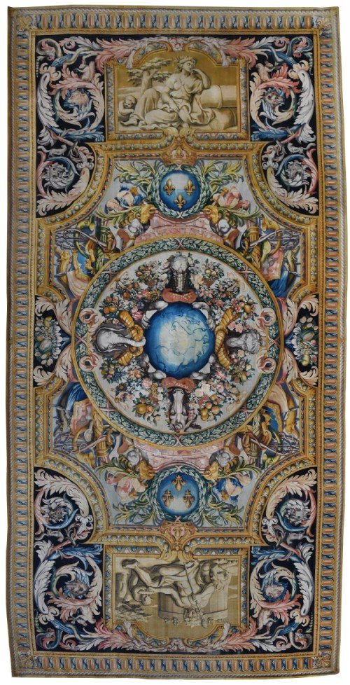 46e tapis de la Grande Galerie du Louvre, La Terre © Mobilier national - Isabelle Bideau 