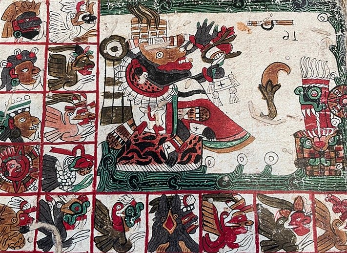 Codex Tonalámatl Aubin © INAH - Accord avec la Bibliothèque nationale de France 2021