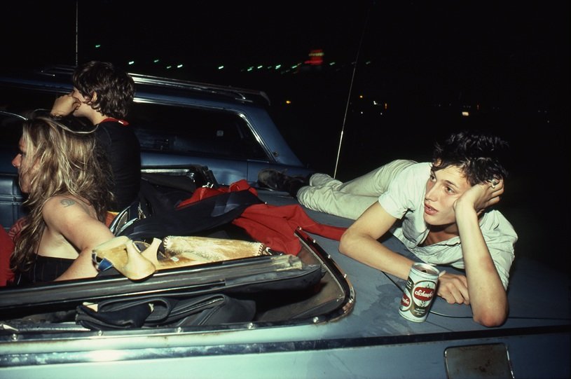 French Chris at the Drive-in, N.J. 1979 © Nan Goldin
