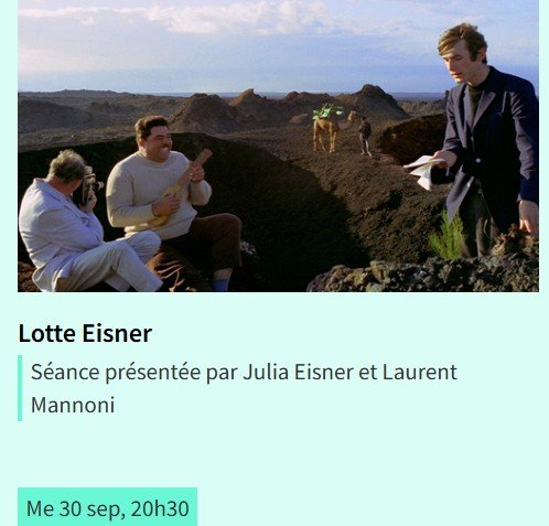 Lotte Eisner - Cinémathèque