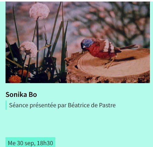 Sonika Bo - Cinémathèque