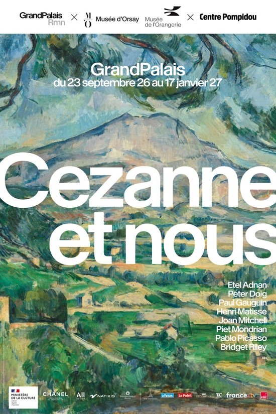 Affiche Cezanne et nous © GrandPalaisRmn 2026 ©, Paris, 2026