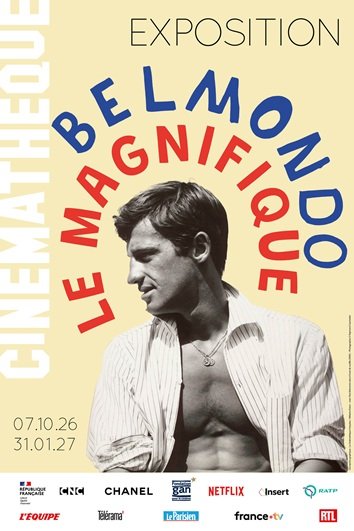 Affiche Exposition Belmondo, Le Magnifique - Cinémathèque française