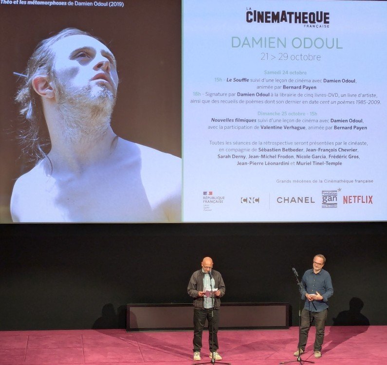 Damien Obdoul - Bernard Payen - Cinémathèque française 21 octobre 2021