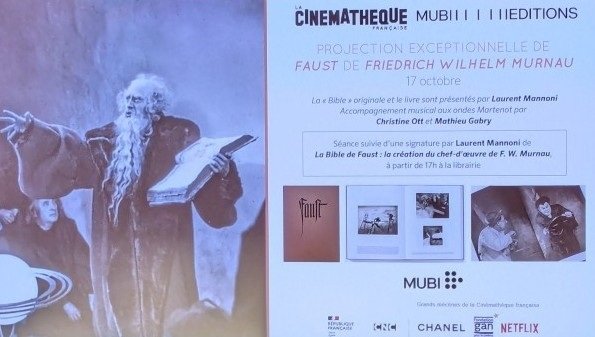 LA BIBLE DE FAUST : LA CRÉATION DU CHEF D’ŒUVRE DE F. W. MURNAU - cinémathèque 17/10/2026